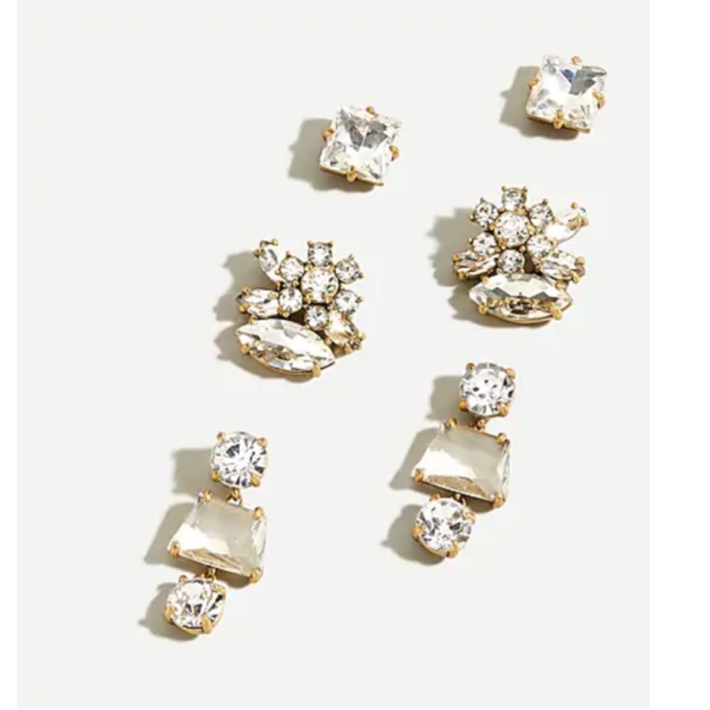 J. Crew Set of 3 Earrings